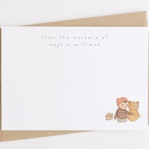 From the Nursery of Cards, Choice of Skintone, Gender Neutral, Baby Shower Gift, Baby Stationery, Baby Notecards, Nursery Note Cards