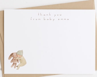 Baby Thank You Cards, Choice of Skintone, Gender Neutral, Baby Shower Thank You Cards, Baby Stationery, Baby Notecards, Nursery Note Cards