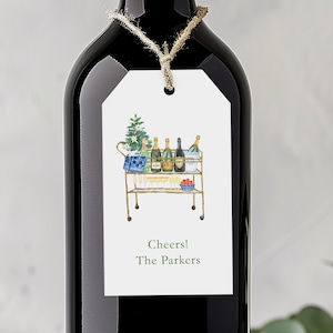 Wine Tag, Personalized Wine Tag, Bar Cart, Custom Wine Tag, Wine Label, Hostess Gift, Wine Gift Tag, Custom Gift Tag