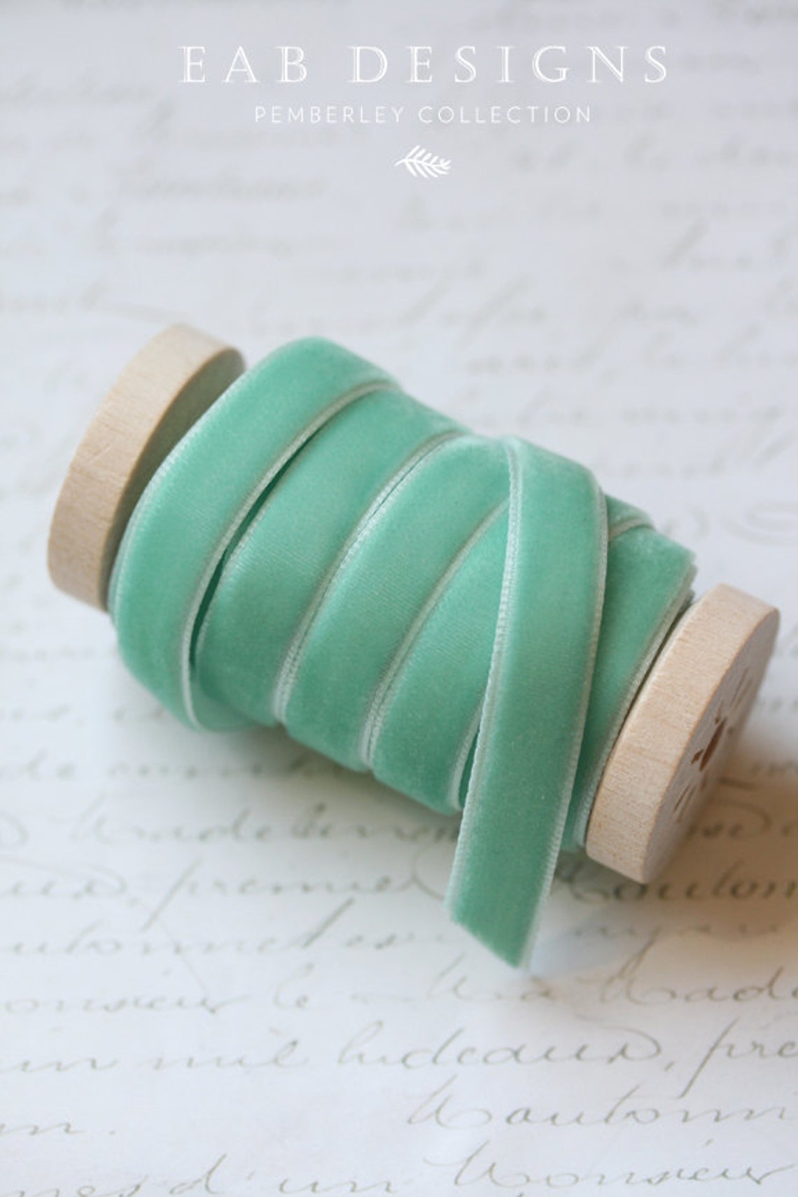 Mint Velvet Ribbon Mint Green Velvet Ribbon 3/8 Velvet Etsy