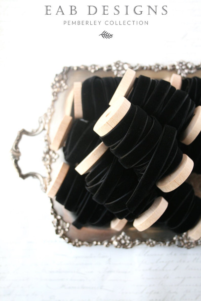 Black Velvet Ribbon Black Ribbon Velvet Ribbon 38 Velvet Ribbon Choker Ribbon