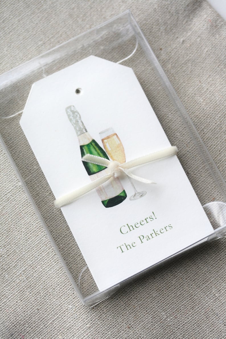 Wine Tag, Personalized Wine Tag, Personalized Hostess Gift, Custom Wine Tag, Wine Label, Hostess Gift, Wine Gift Tag, Custom Gift Tag image 5