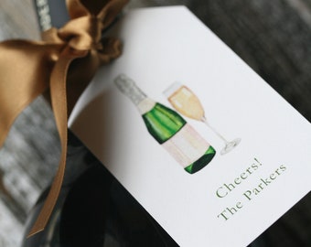 Wine Tag, Personalized Wine Tag, Personalized Hostess Gift, Custom Wine Tag, Wine Label, Hostess Gift, Wine Gift Tag, Custom Gift Tag