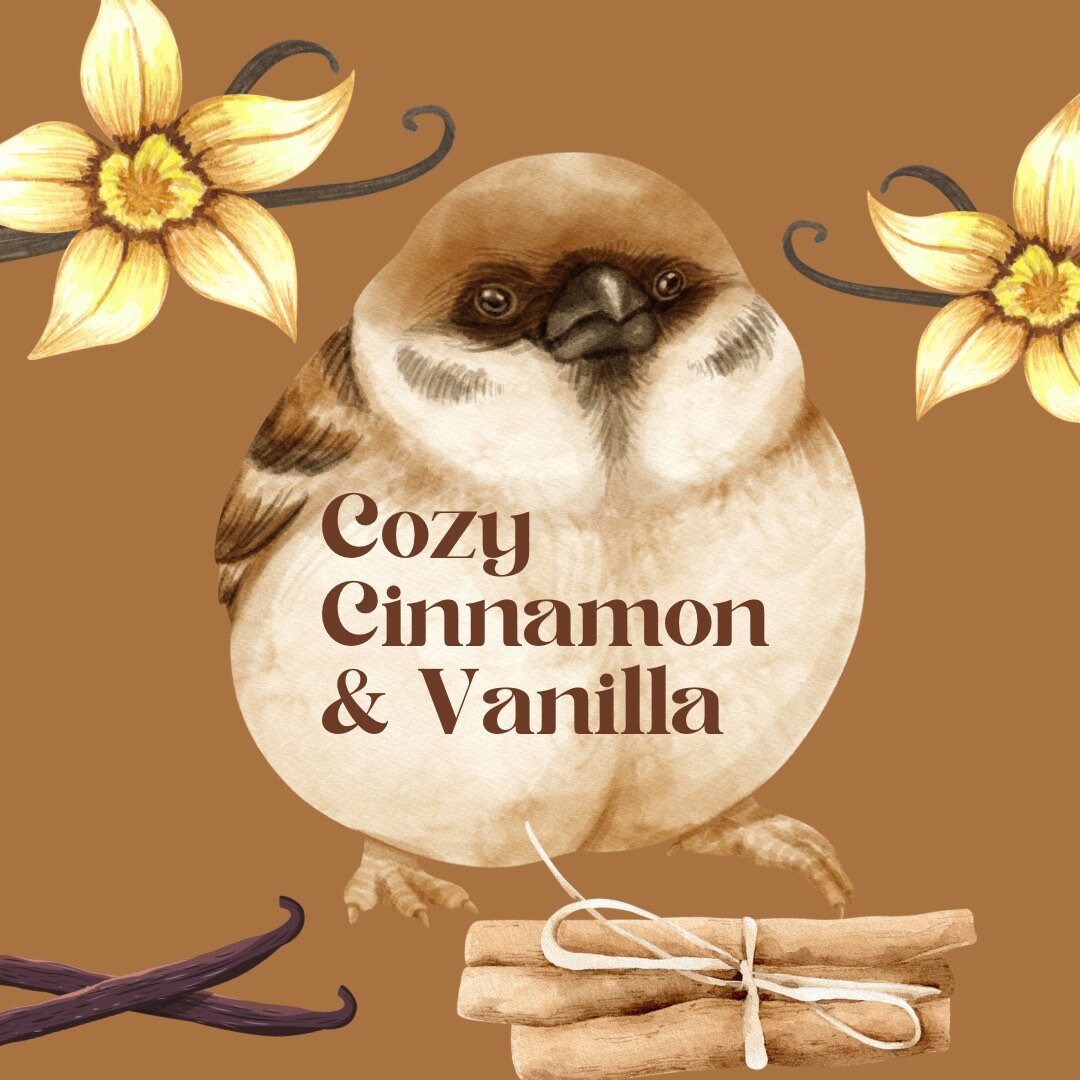 Cinnamon & Vanilla Wax Melts, Parrot Safe, Pet Safe Wax Melts, Vegan