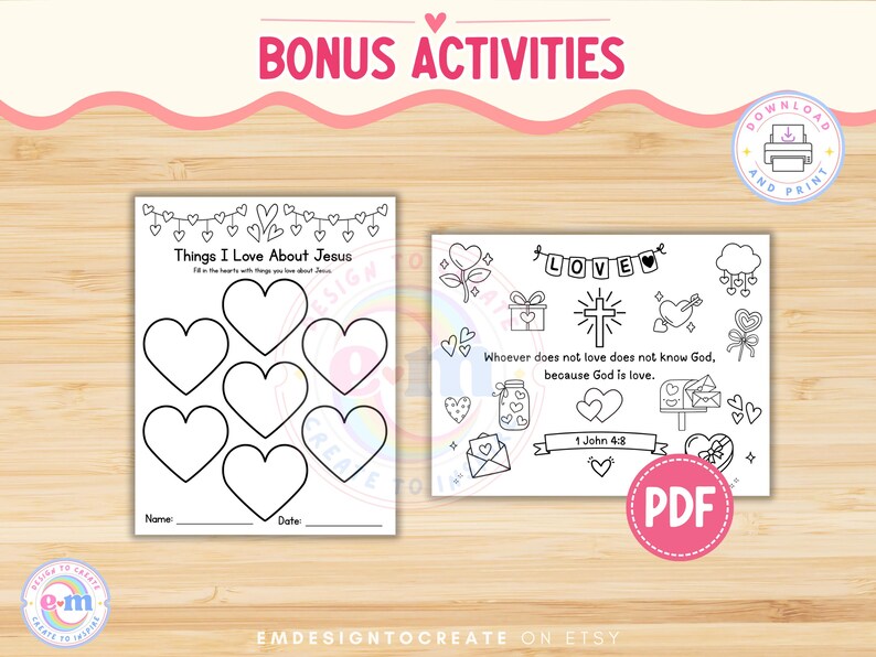 God is Love Valentine Paper Crown Printable | Christian Valentine's Day ...