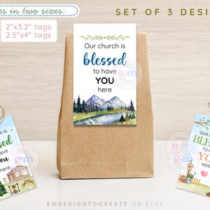 Church Gift Tags PRINTABLE, Generic Gift Tags for Church - Appreciation ...