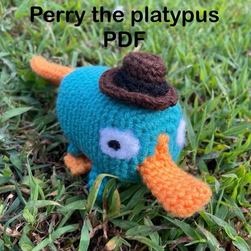 30 Perry the Platypus Crochet Patterns for Fans of Agent P, Amigurumi, and Giftable Makes 11 Perry the Platypus Crochet Pattern