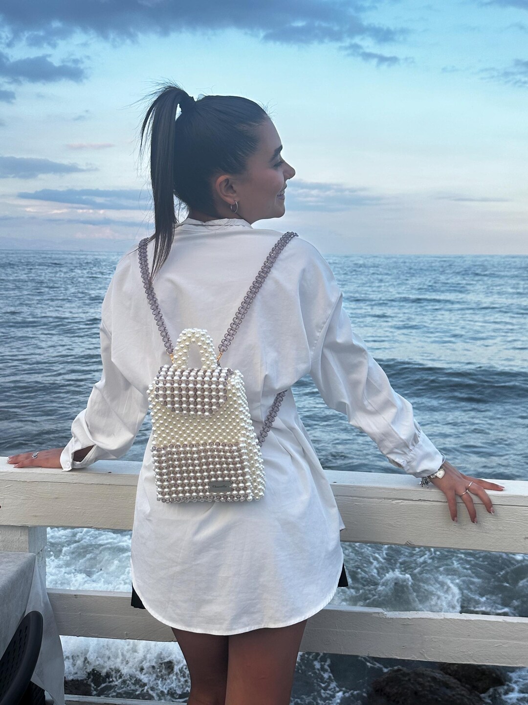 Beaded Backpack - Etsy