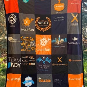 Tshirt Blanket Memory Custom T-shirt Quilt with Band Shirt Jersey Blanket Button up Shirt with Minky Back