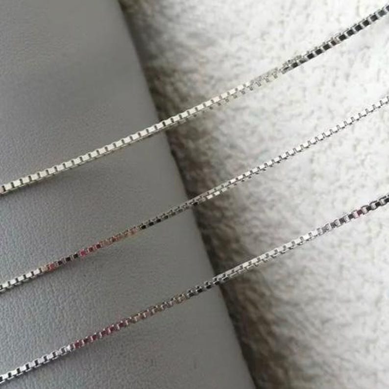 925 Sterling Silver Box Chain/box Chain/wholesale Box Chains for ...