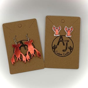 Crawfish/Lobster Earrings