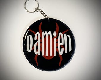 Personalized Spider Keychain