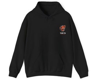 The FX Fox Hoodie - Trendy Animal Hoodie, Oversized Fox Sweatshirt, Fox Lover Sweater, Forest Animal Pullover