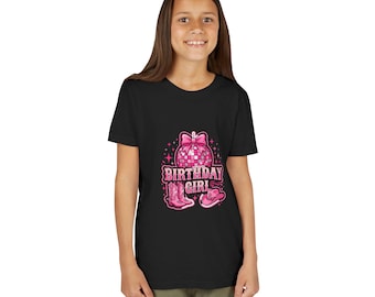 Maglietta rosa da cowgirl per il compleanno, maglietta per feste western, maglietta da cowgirl per discoteca, completo rosa da cowgirl per il compleanno, maglietta da rodeo per il compleanno