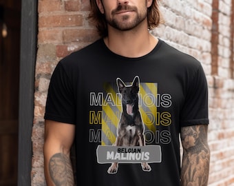 Belgian Malinois Dog T Shirt, Belgian Malinois Shirt, Malinois Dog Shirt, Malinois Gift Shirt, Unisex Malinois Tee, Working Dog Tee, Dog Tee