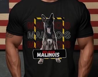 Belgian Malinois Dog T Shirt, Belgian Malinois Shirt, Malinois Dog Shirt, Malinois Gift Shirt, Unisex Malinois Tee, Working Dog Tee, Dog Tee