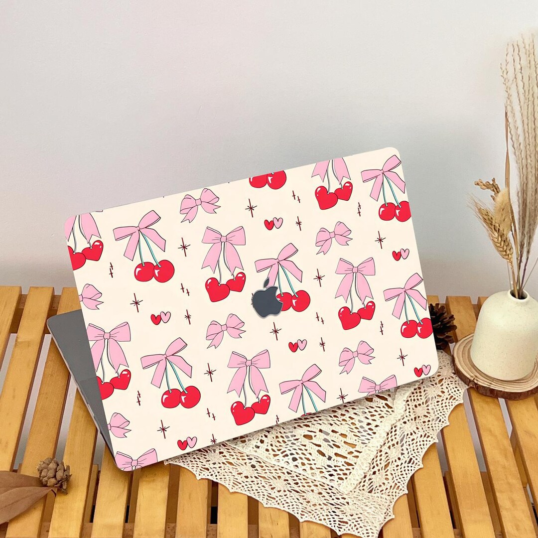 Cute Cherry Bows New MacBook Case, Apple Laptop Case for MacBook Air 15 ...