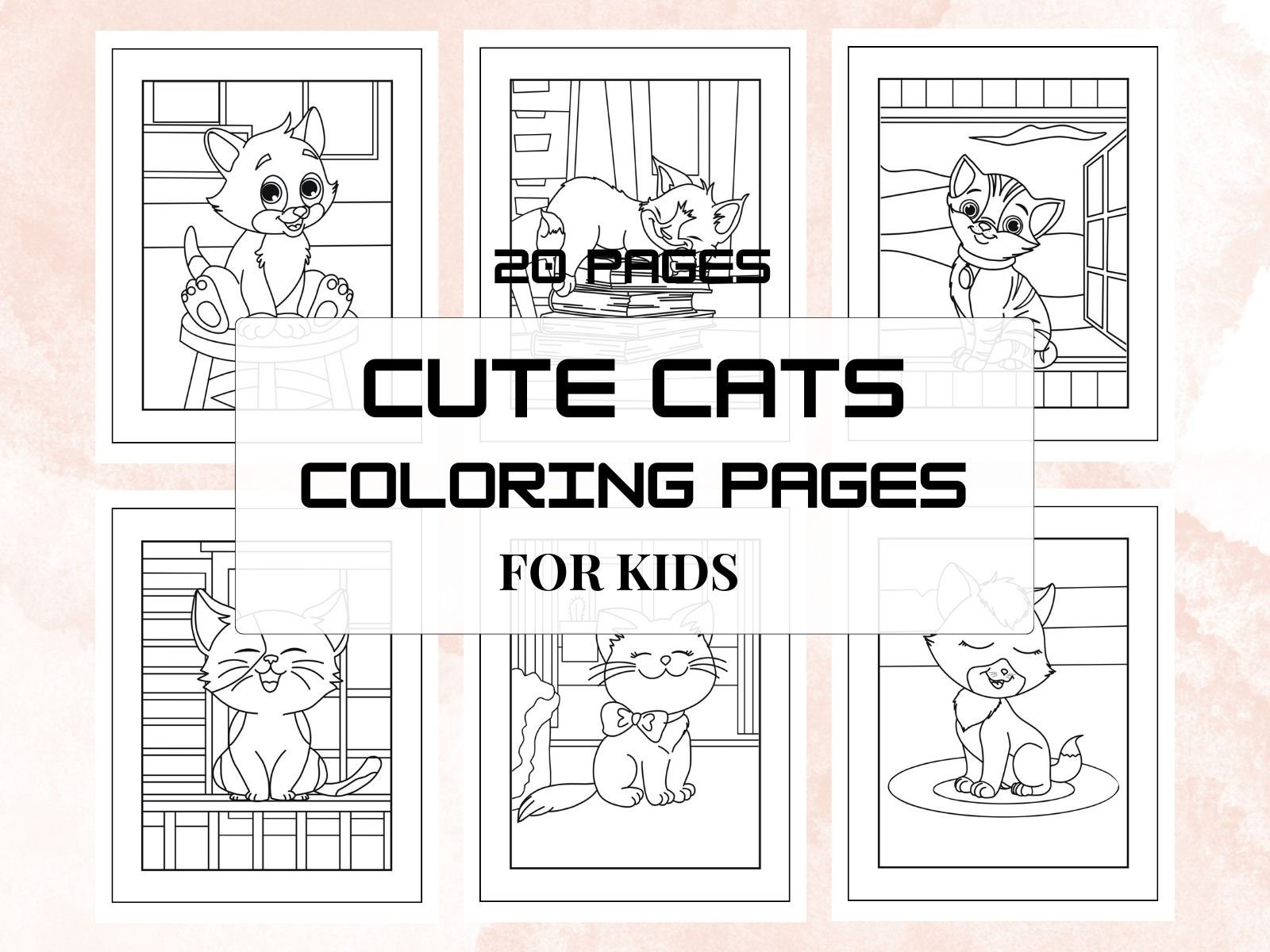 20 Cute Cat Coloring Pages, Printable Printable Cat Coloring Pages for ...