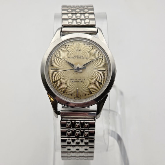 Vintage 1950s Croton Nivada Grenchen Watch