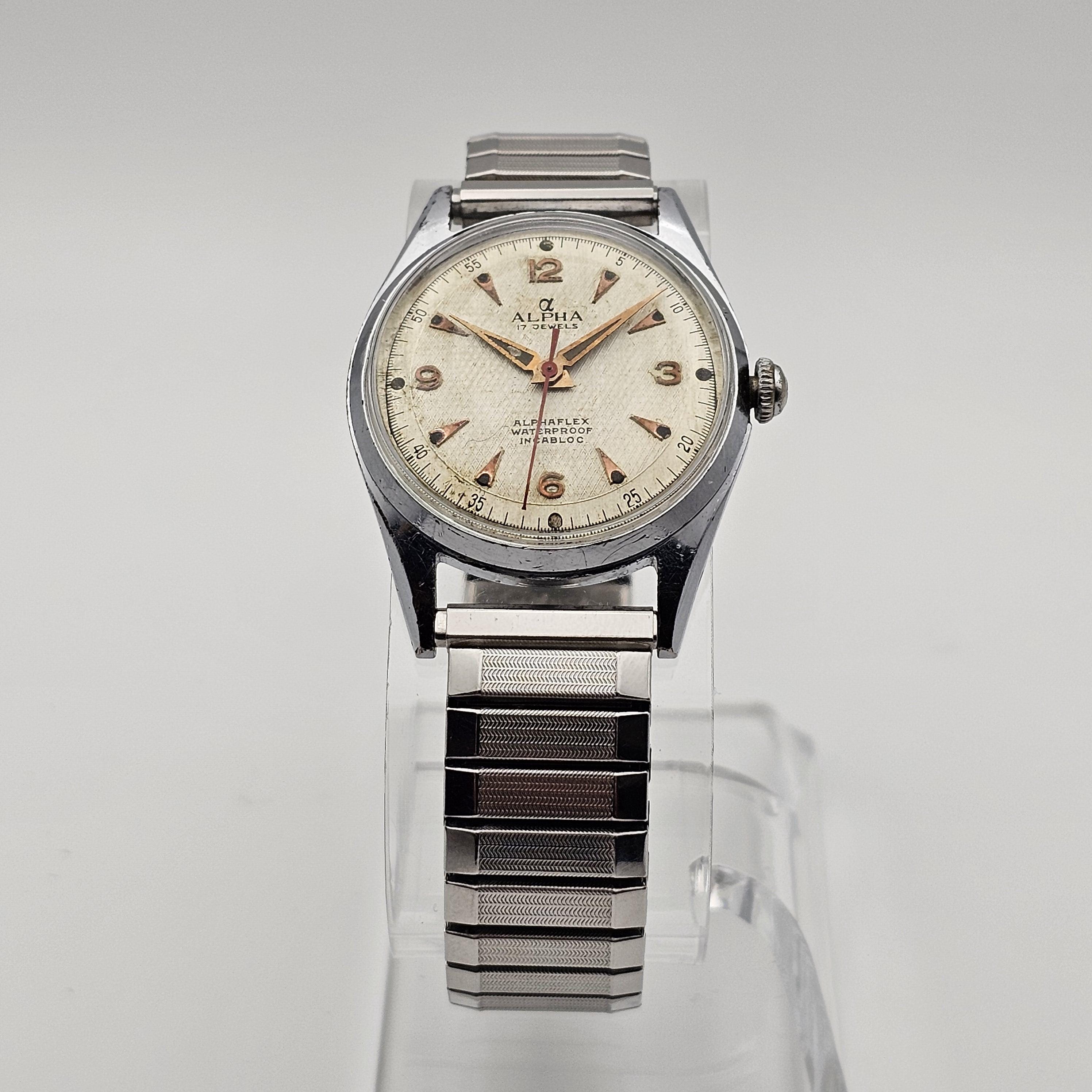 Vintage Alpha Watch - Etsy