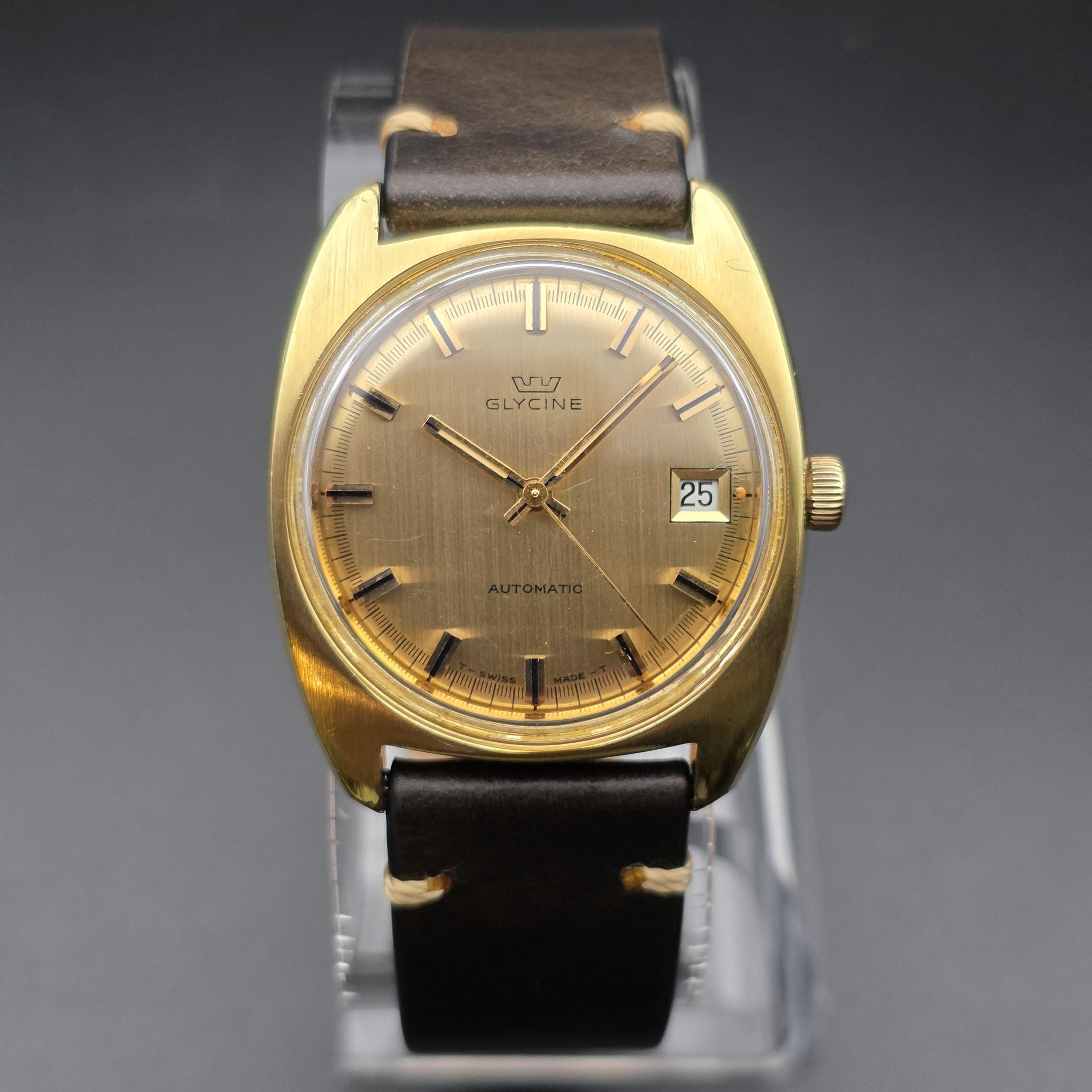 Vintage Glycine Watch - Etsy