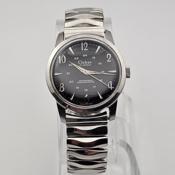 Vintage Clebar Military Style Watch
