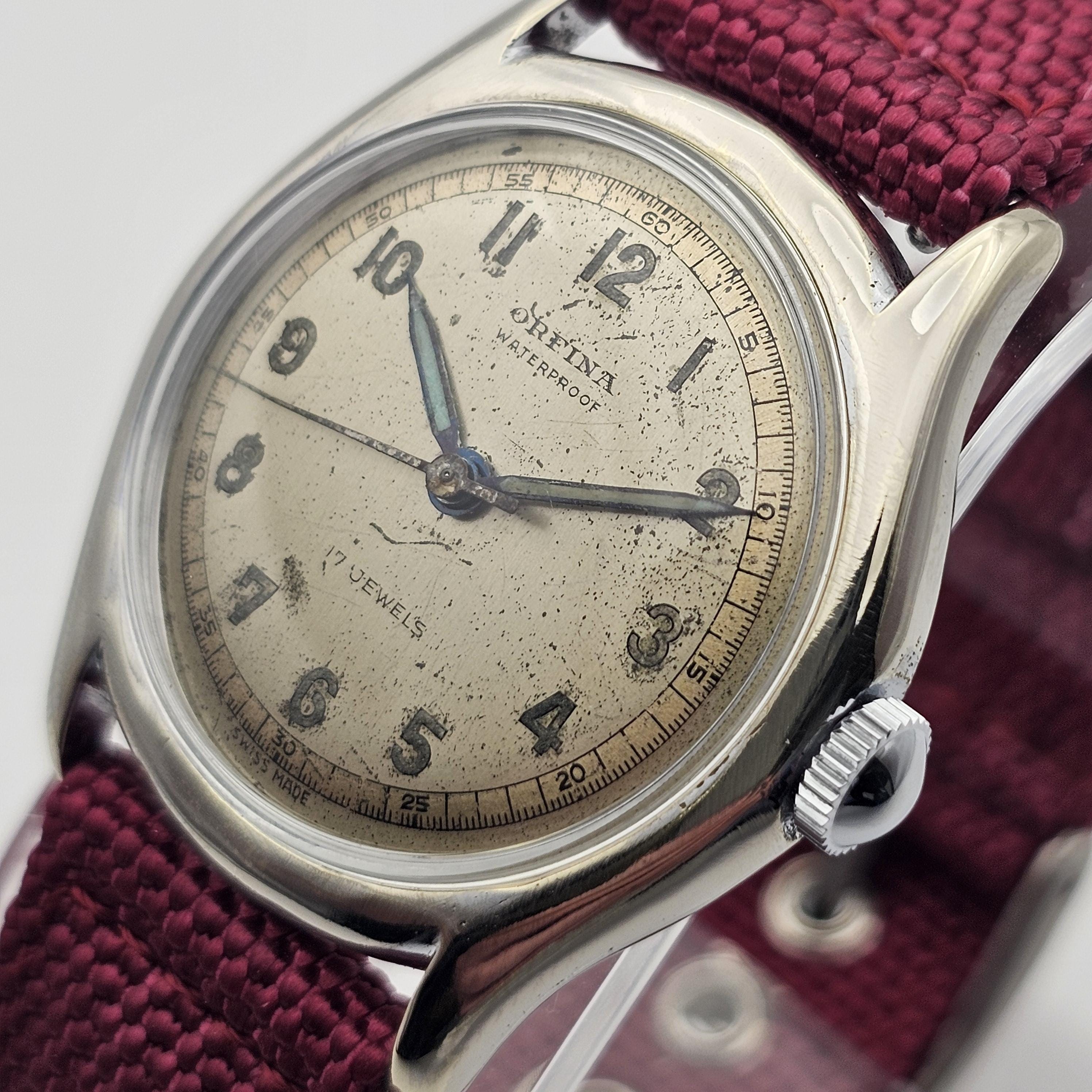 1950年代のヴィンテージオルフィナウォッチ - Etsy 日本