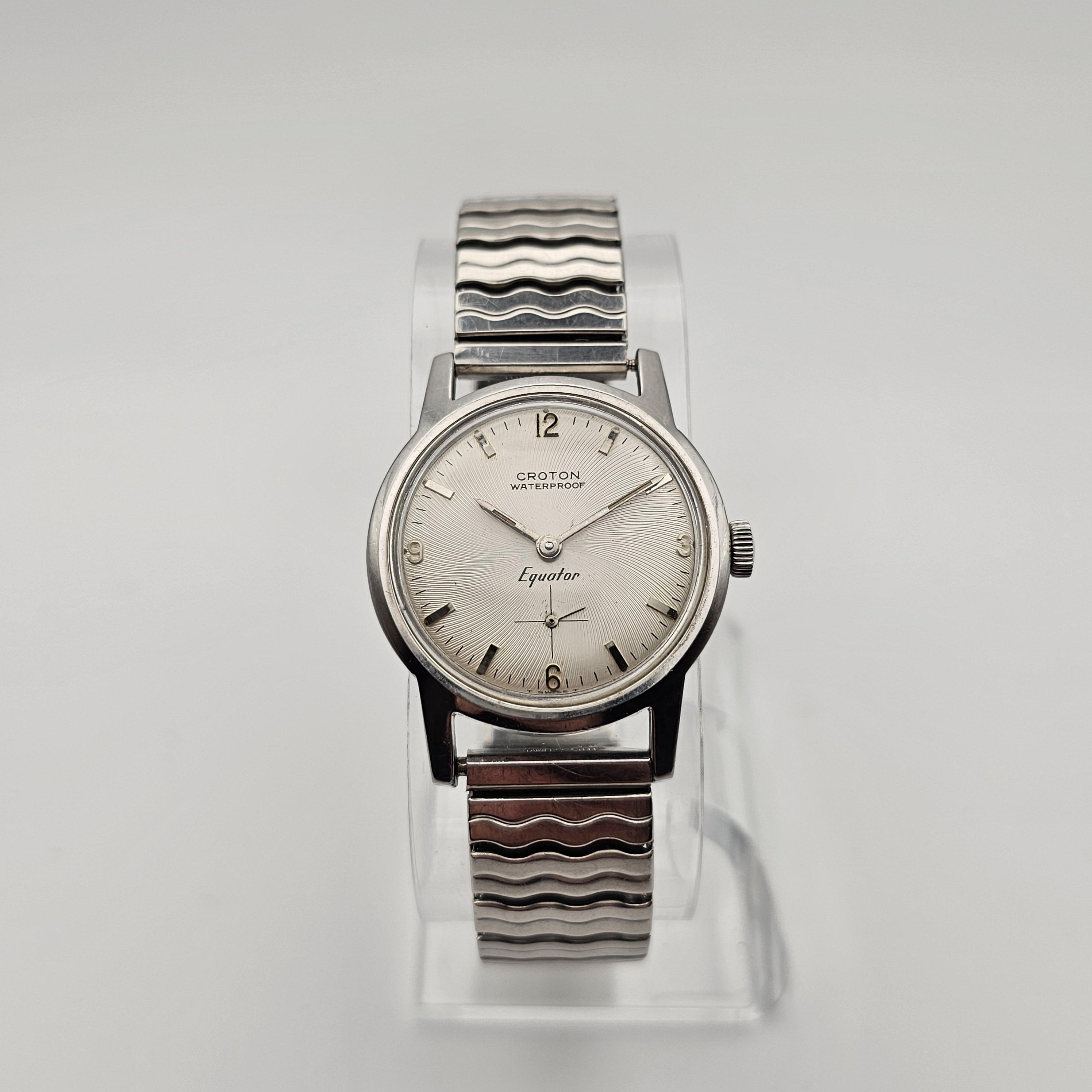 Montre Femme Croton Equator - Or 18 Carats Et Acier - Mouvement Suisse Quartz - étanche