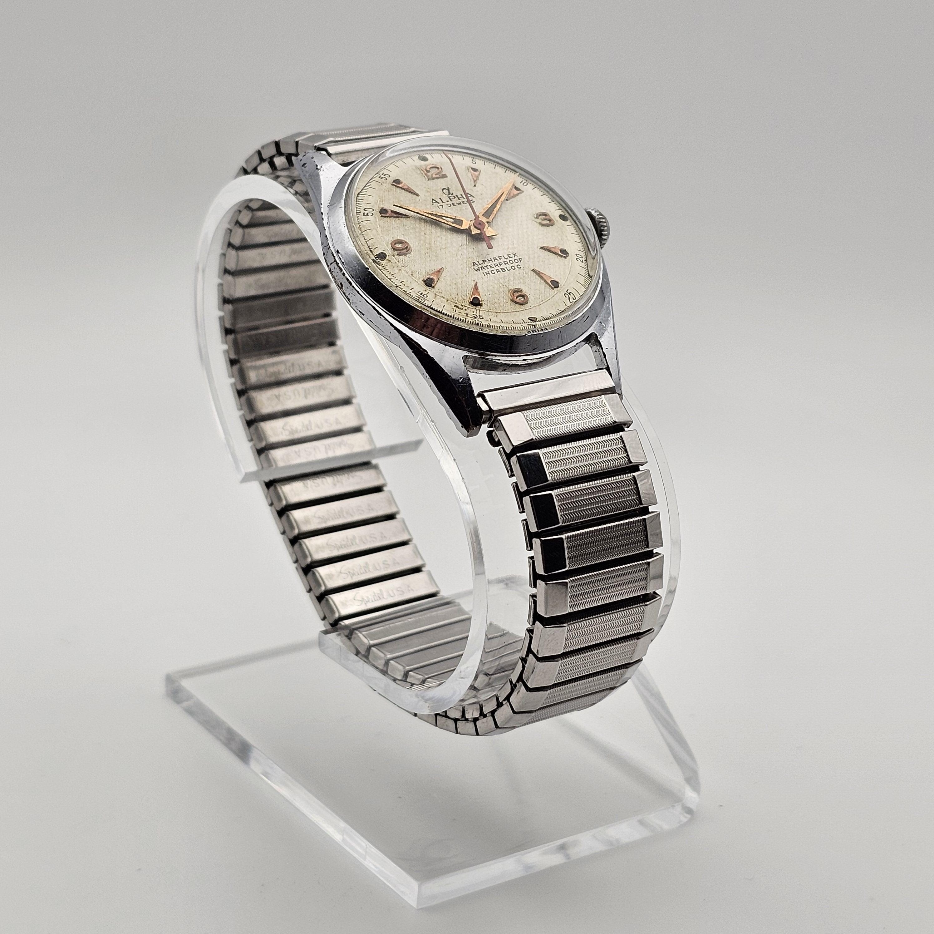 Vintage Alpha Watch - Etsy