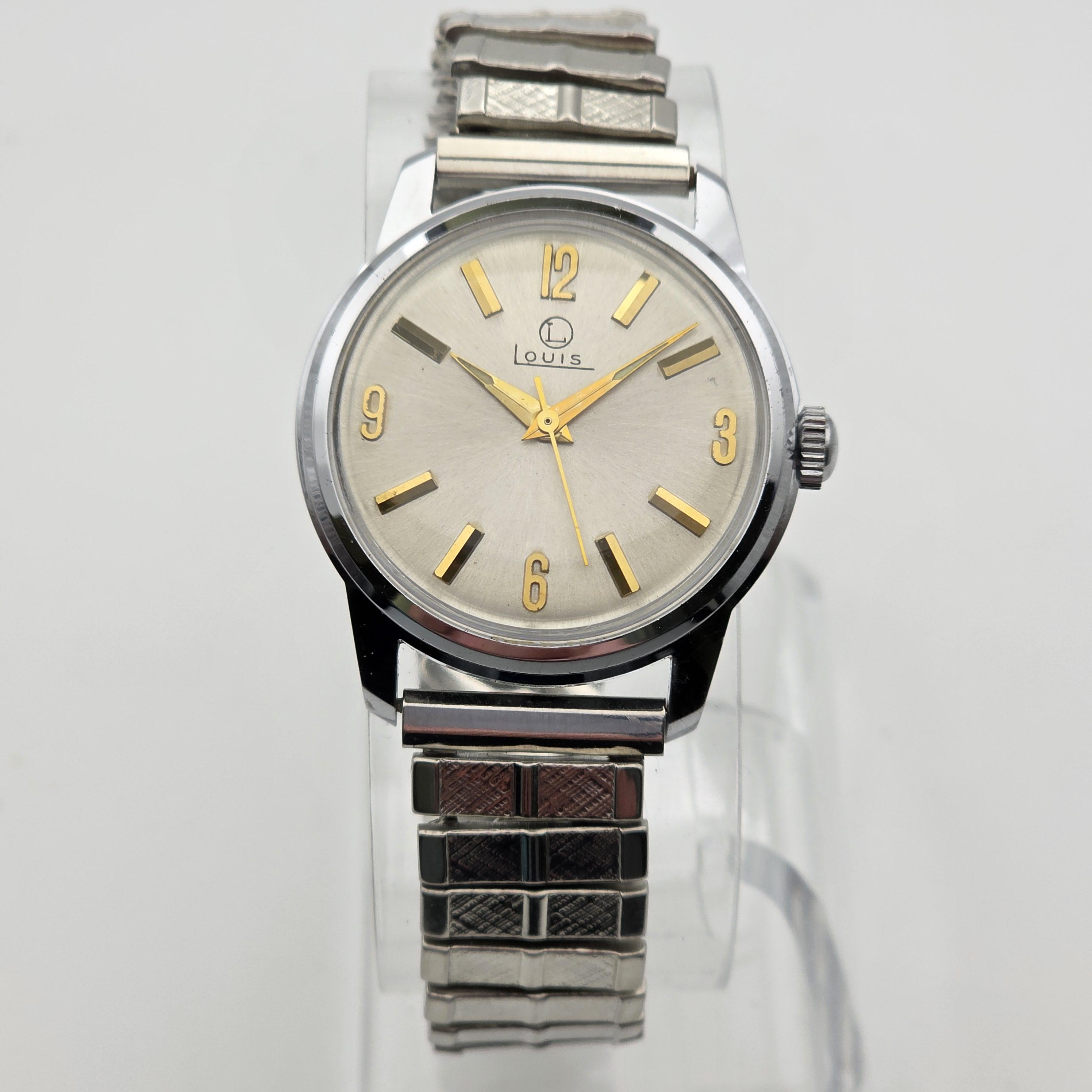 Montre à Quartz Femme Vintage Louise Arden Acier Inoxydable - Peu Utilisée - Très Bon état