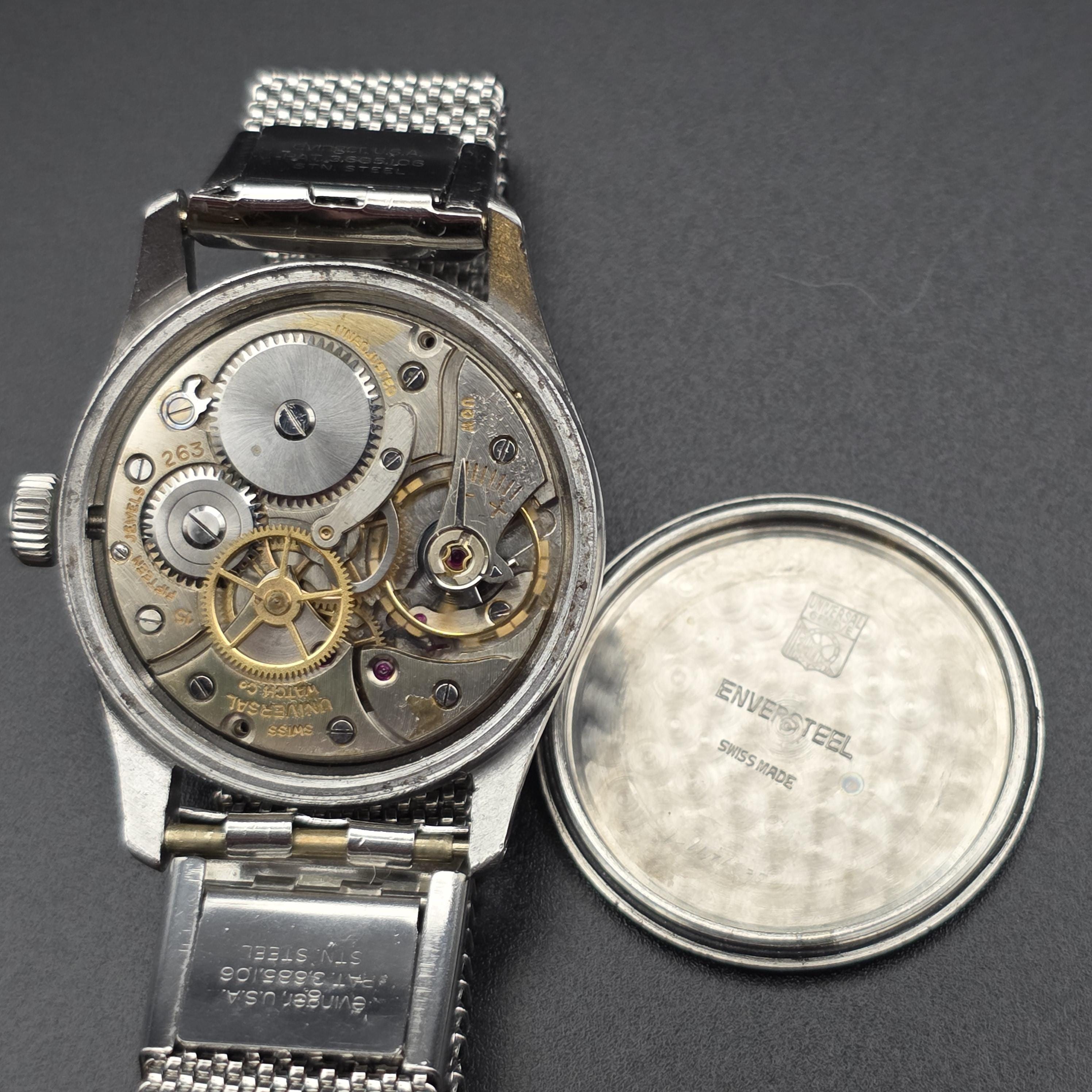 Vintage 1945 Universal Genève Watch - Reference 20717 - Etsy