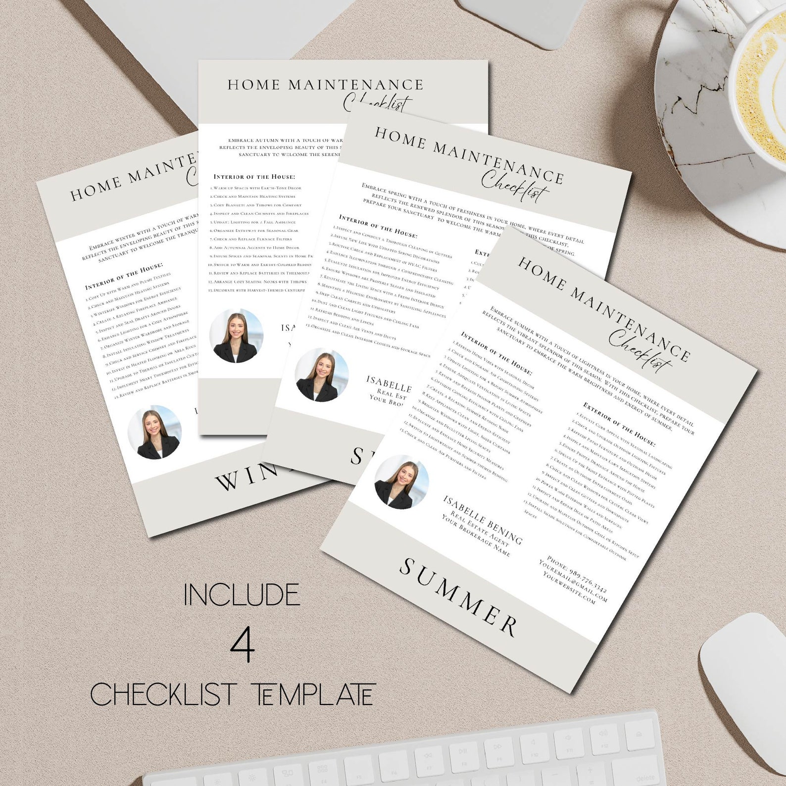 Seasonal Home Maintenance Checklist for Real Estate Agents - INSTANT ...