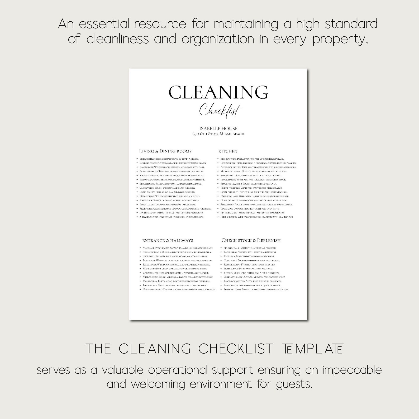 airbnb-cleaning-checklist-customizable-canva-template-house