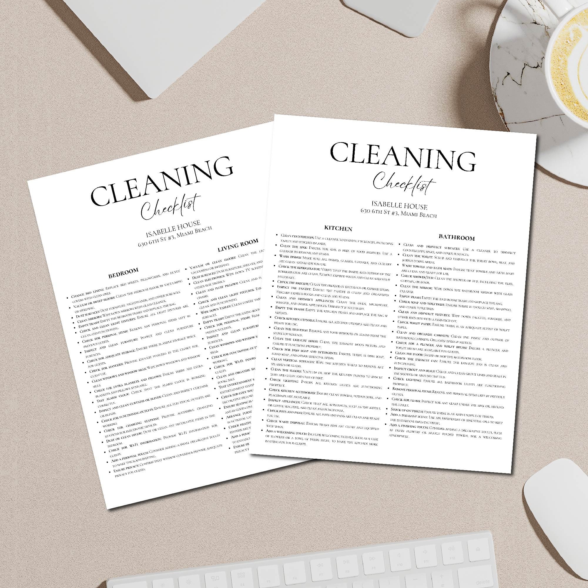 airbnb-cleaning-checklist-customizable-canva-template-house-cleaning