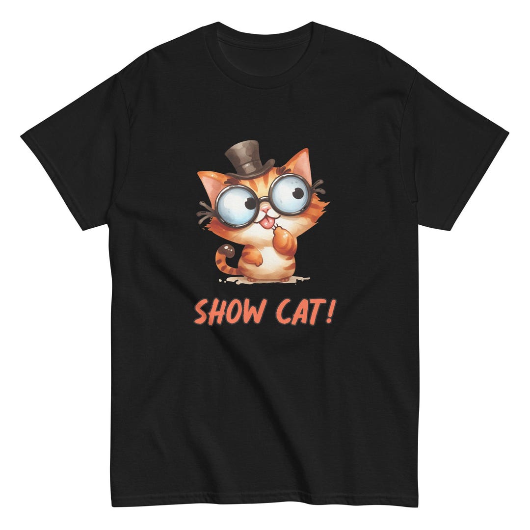 CAT Show Cat Unisex Classic Tee Shirt Etsy UK