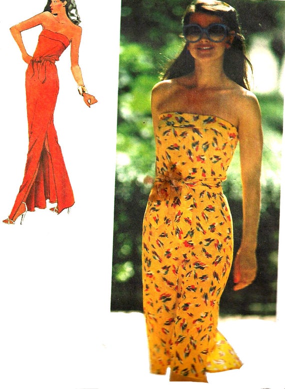 strapless knit dress