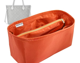 Inserto para bolso Neverfull, organizador impermeable para bolso tote, PM MM GM bb Grande Mediano Pequeño Mini Del revés Tamaño personalizable