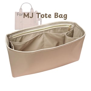 Insert for Canvas Tote Bag, Waterproof Tote Purse Bag Organizer, Large Medium Small Mini Crossbody Size Customizable