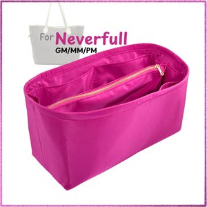 Insertion pour sac Neverfull, Organiseur de sac à main étanche, PM MM GM bb Grande Moyenne Petite Mini Taille à l'envers personnalisable