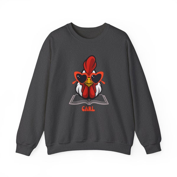 Stephreadsalot Tik tok Carl the rooster Booktok Unisex Heavy Blend™ Crewneck Sweatshirt