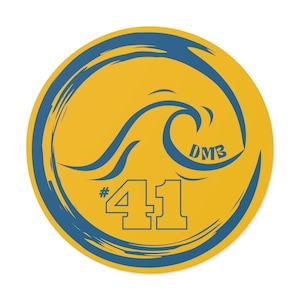 Dave Matthews Band DMB #41 Custom Round Vinyl Stickers