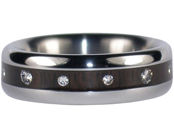 Twelve Diamond Blackwood Wedding Band