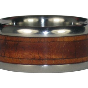 Hawaiian Tiger Koa Wood Ring
