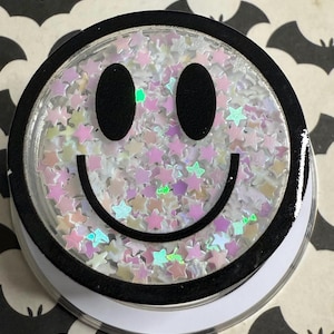 Smiley and Sunflowers magnetic phone grips