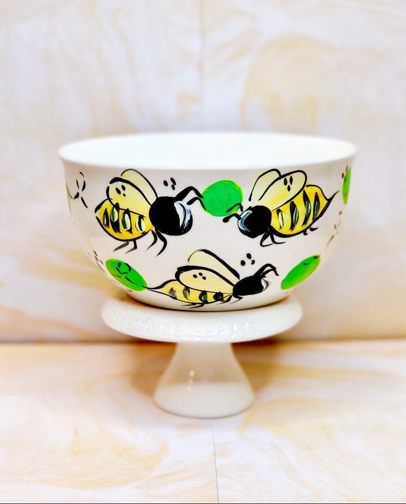 Bee Ceramic Bowl Etsy