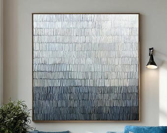 Abstract Painting, Large Canvas Art, Textured Wall Art, Modern Minimalist Decor