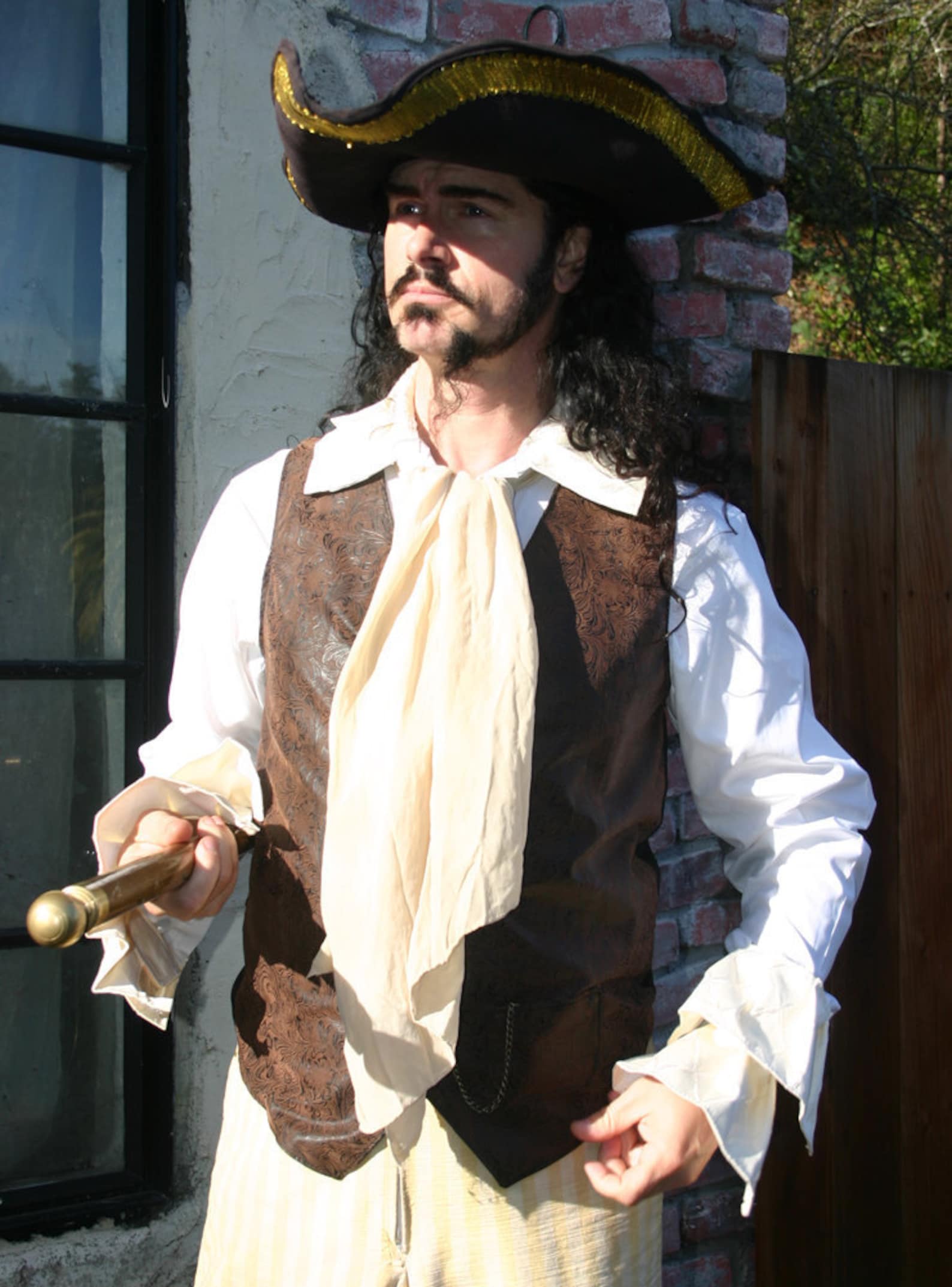 Men's White Pirate Shirt Etsy
