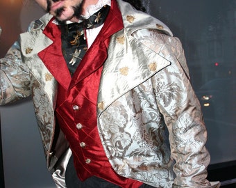 Red Vest with Cravat