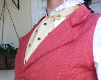 Gold and Burgundy Polka Dot Ascot