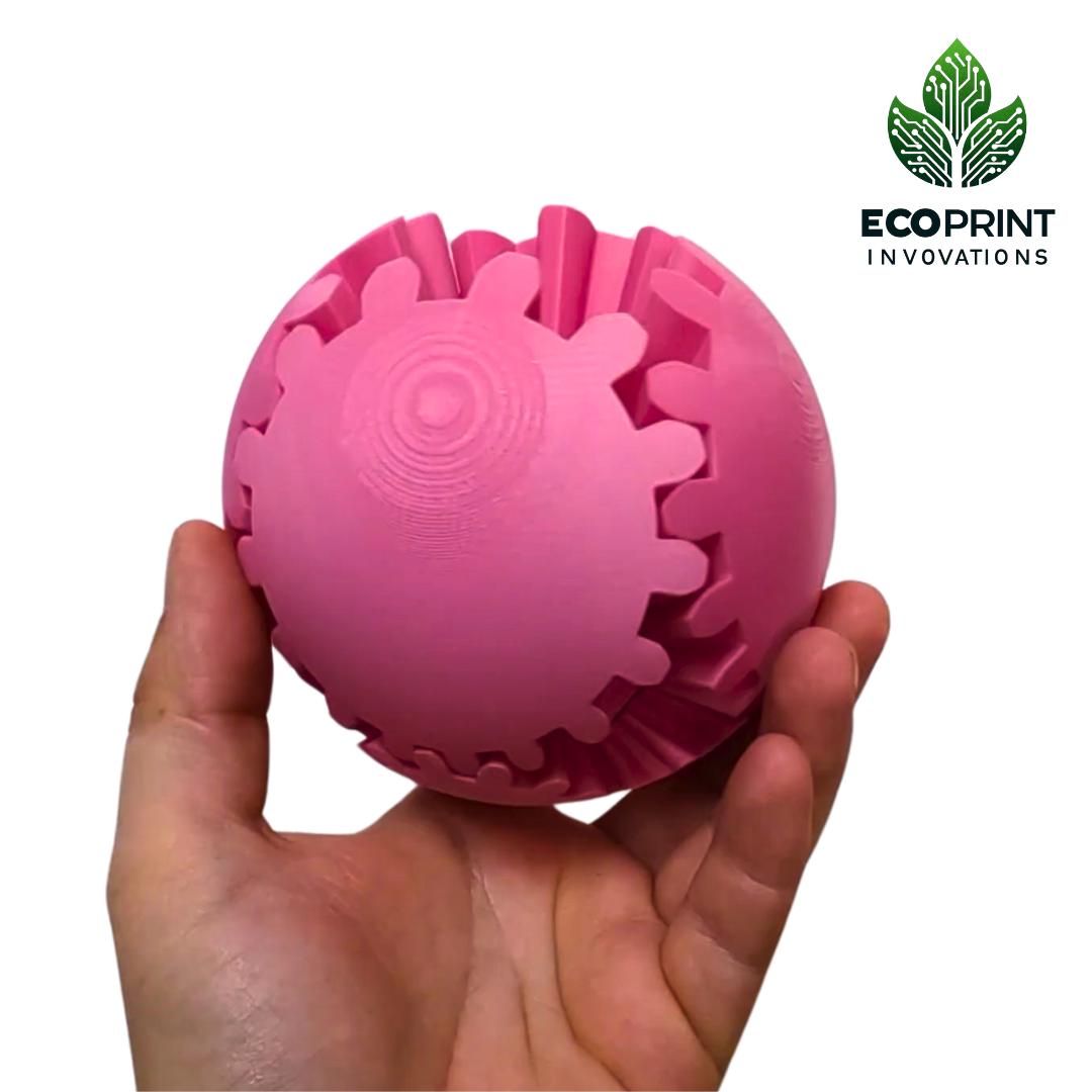 Gear Ball 3D Stampato Palla Antistress Per Bambini E Adulti,Spin Ball Fidget Toys,Palla Ingranaggio Rotante Colorata 3D,Regalo Per Bambini,Alleviare Stress Ufficio (Arcobaleno,Diametro: 6,5 Cm - Foto 6